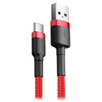 Дата кабель Baseus USB 2.0 AM to USB-C 2.0m 2A Red Фото