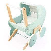 Коляска для кукол Janod мятная Фото