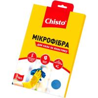 Салфетки для уборки Chisto Микрофибра для стекла и пластика 1 шт. Фото