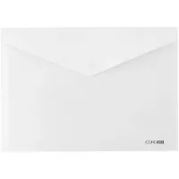 Папка - конверт Economix А4 180 мкм фактура "глянець", біла Фото
