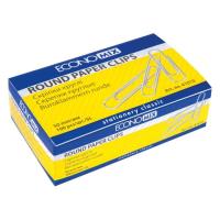 Скрепки канцелярские Economix 50 мм круглая, 100 шт Фото