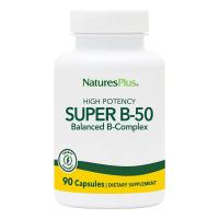 Витамин Natures Plus Супер В-Комплекс, В-50, Super B-50, 90 Вегетариан Фото