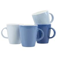 Набір туристичного посуду Gimex чашки кемпінгові Mug Colour 4 Pieces 4 Person Sky Фото