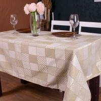 Скатерть MirSon Жаккард №301 Jacquard Olive 140x220 см Фото
