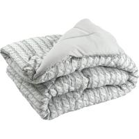 Одеяло Руно подвійна силіконова Grey Braid зима 140х205 Фото