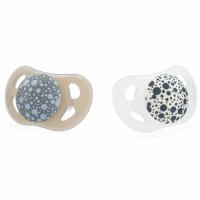 Пустышка Twistshake Pastel Grey White (2шт) 0-6 мес, силиконовая Фото