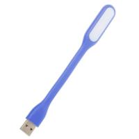 Лампа USB Optima LED, гнучка, синій Фото