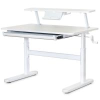 Парта ErgoKids з полицею S50 XL White Фото