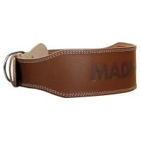 Атлетический пояс MadMax MFB-246 Full leather шкіряний Chocolate Brown L Фото