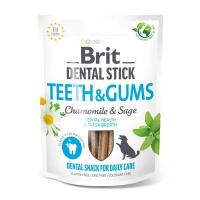 Ласощі для собак Brit Dental Stick TeethGums ромашка і шавлія 251 г Фото
