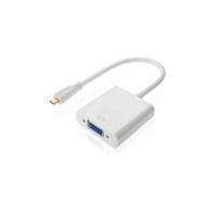 Переходник Voltronic micro HDMI M to VGA F 0.3m 4K/2K White Фото