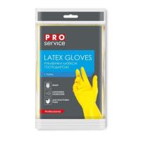 Перчатки хозяйственные PRO service Универсальные Латексные Крепкие 1 пара L Фото
