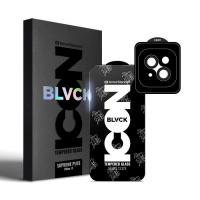 Стекло защитное Armorstandart Supreme Plus Black Icon Apple iPhone 15 Фото