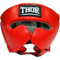 Боксерский шлем Thor 716 XL ПУ-шкіра Червоний Фото