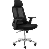 Офисное кресло Richman Токен Хром M-1 (Tilt) Сітка чорна Фото
