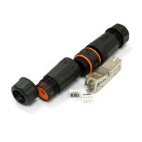 Коннектор Eserver RJ45 водонепроницаемый IP68, cat.6A STP Фото