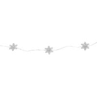 Гірлянда Chomik Сніжинки струна 2,2 м, 20 LED теплий білий, 2АА Фото