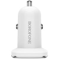 Зарядний пристрій BOROFONE BZ12A single port USB-A White Фото