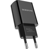 Зарядний пристрій BOROFONE BA20A Sharp charger Black Фото