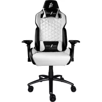 Крісло ігрове 1stPlayer DK2 Black-White Фото