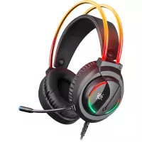 Навушники Defender Flame RGB Black Фото