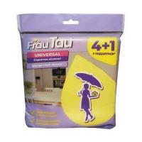Салфетки для уборки Frau Tau Universal Вискозные 4+1 шт. Фото