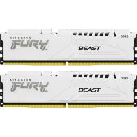 Модуль пам'яті для комп'ютера Kingston Fury (ex.HyperX) DDR5 32GB (2x16GB) 5600 MHz FURY Beast White Фото