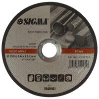Круг отрезной Sigma по металлу и нержавеющей стали 150x1.6x22.2мм, 102 Фото