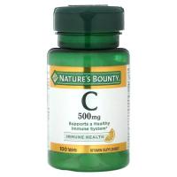 Витамин Mason Natural Витамин C, 500 мг, Vitamin C, Nature's Bounty, 100 Фото