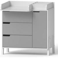 Комод-пеленатор Angelo Магия Плюс (с органайзером) серый 90х51х90 Фото