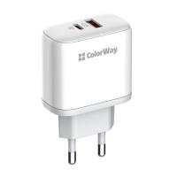 Зарядний пристрій ColorWay Power Delivery Port PPS USB (Type-C PD+ USB QC3.0) Фото