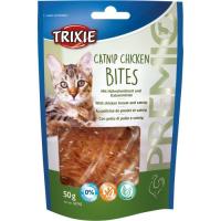 Ласощі для котів Trixie Premio Catnip Chicken Bites з курячим філе та котя Фото