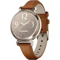 Смарт-годинник Garmin Lily 2 Classic, Cream Gold/Tan Фото