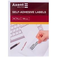 Етикетка самоклеюча Axent 105x74,25 (8 на листі) с/кл (100 листів) Фото