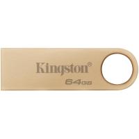 USB флеш накопичувач Kingston 64GB DataTraveler SE9 G3 Gold USB 3.2 Фото
