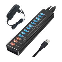 Концентратор Dynamode 13 ports USB3.0 to10*USB3.0+3*2.4А, Power Adapter Фото