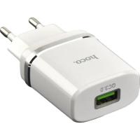 Зарядний пристрій HOCO C12Q Smart QC3.0 charger White Фото