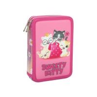 Пенал Cool For School 2 отделения с отворотами Розовый Фото