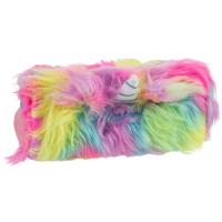 Пенал Cool For School плюшевый 1 отделение голубой Фото