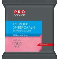 Серветки для прибирання PRO service Віскозні Рожеві 10 шт. Фото