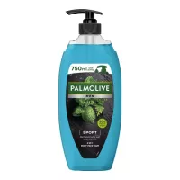Гель для душу Palmolive Men Sport Ефірні олії м'яти та листя кедра 750 мл Фото