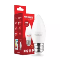 Лампочка Vestum C37 4W 3000K 220V E27 Фото