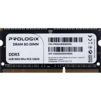 Модуль памяти для ноутбука Prologix SoDIMM DDR3 4GB 1600 MHz Фото