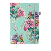 Книга записна Buromax CHERIE А5 96 аркушів крапка, блакитний Фото