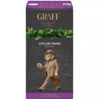 Чай Graff Ceylon pride Чорний Байховий 20 пакетиків х 2 г Фото