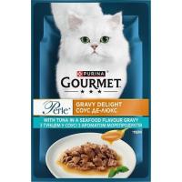 Вологий корм для кішок Purina Gourmet Perle з Тунцем міні філе 85 г Фото