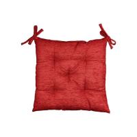 Подушка на стул Прованс CHENILLA Красная 40х40 Фото