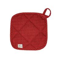 Кухонная прихватка Прованс Merry Christmas красная 20х20 Фото