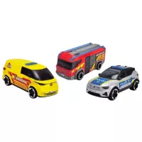 Игровой набор Dickie Toys Команда SOS полиция, скорая и пожарная машины Фото