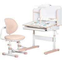 Парта со стулом Mealux Nemo Peach (полка + лампа) Фото